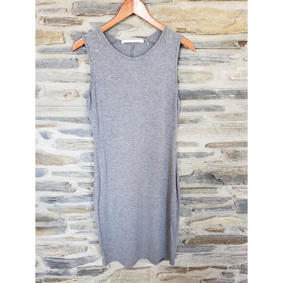 Susana Monaco Grey Midi Dress Sleevless - Picture 1 of 3